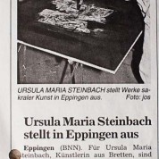 Ursula Maria Steinbach stellt in Eppingen aus