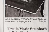 Ursula Maria Steinbach stellt in Eppingen aus